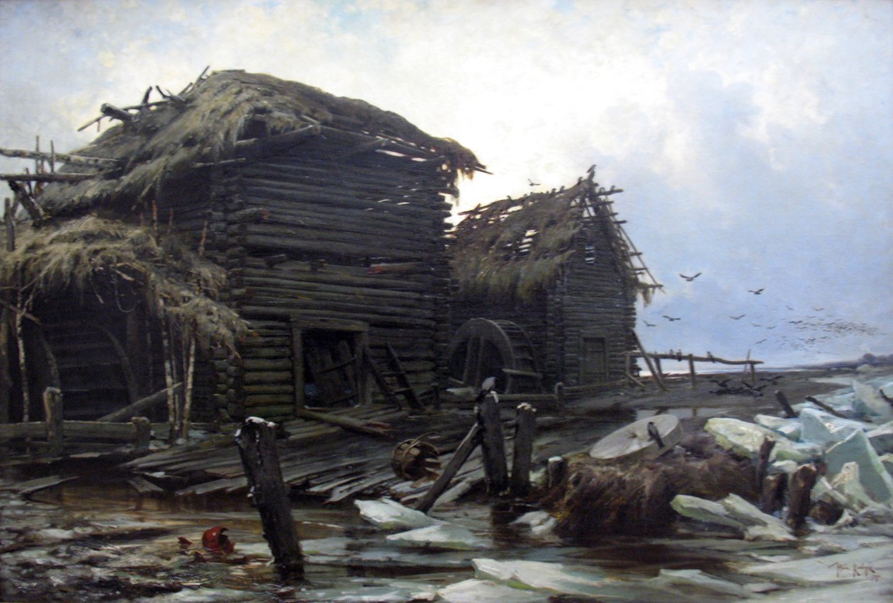 elhagyott malom német: elhagyott malmok: n alkotó: Julius Sergius von Klever