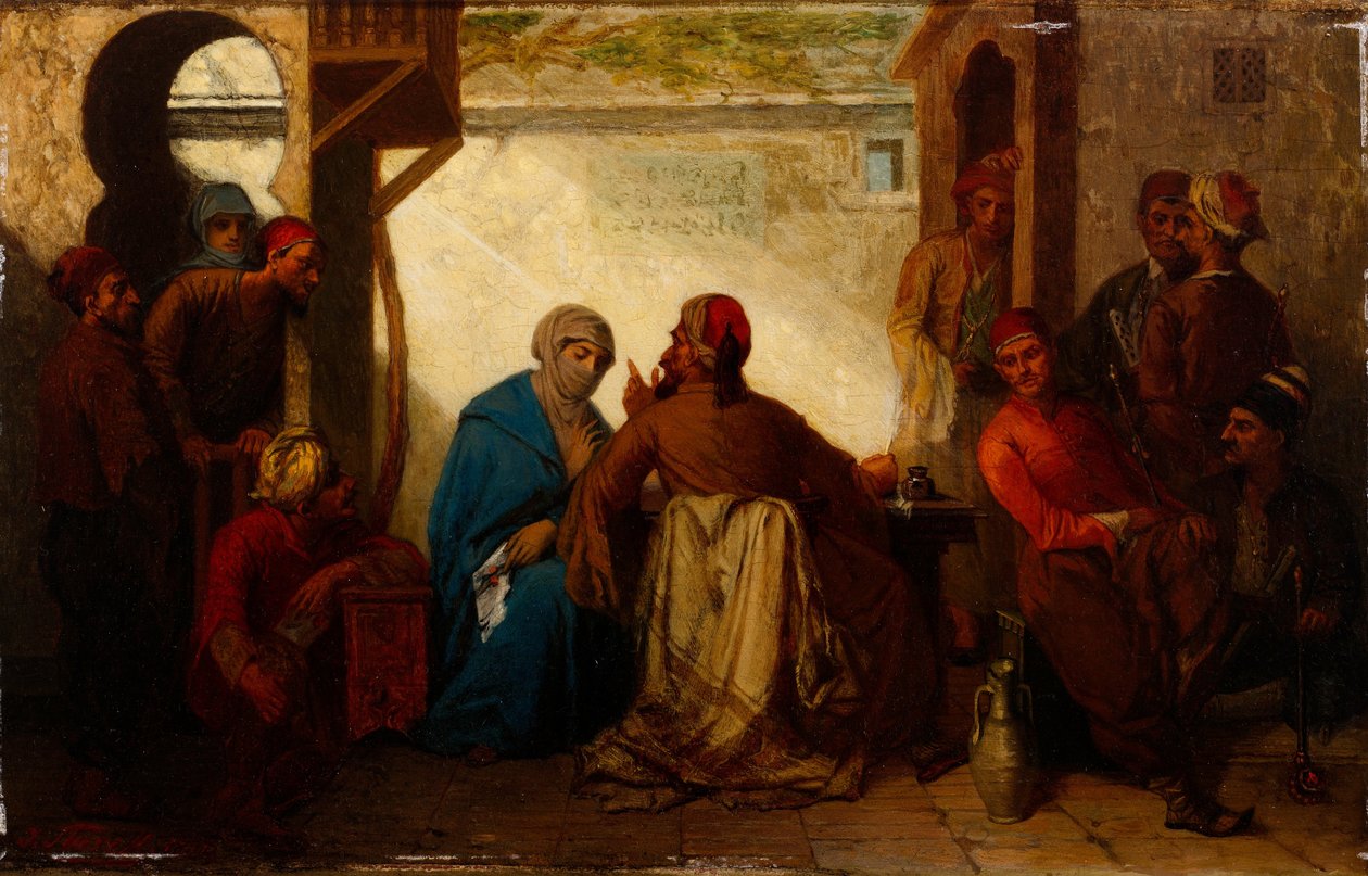 Az írnok alkotó: Julius Joseph Gaspard Starck