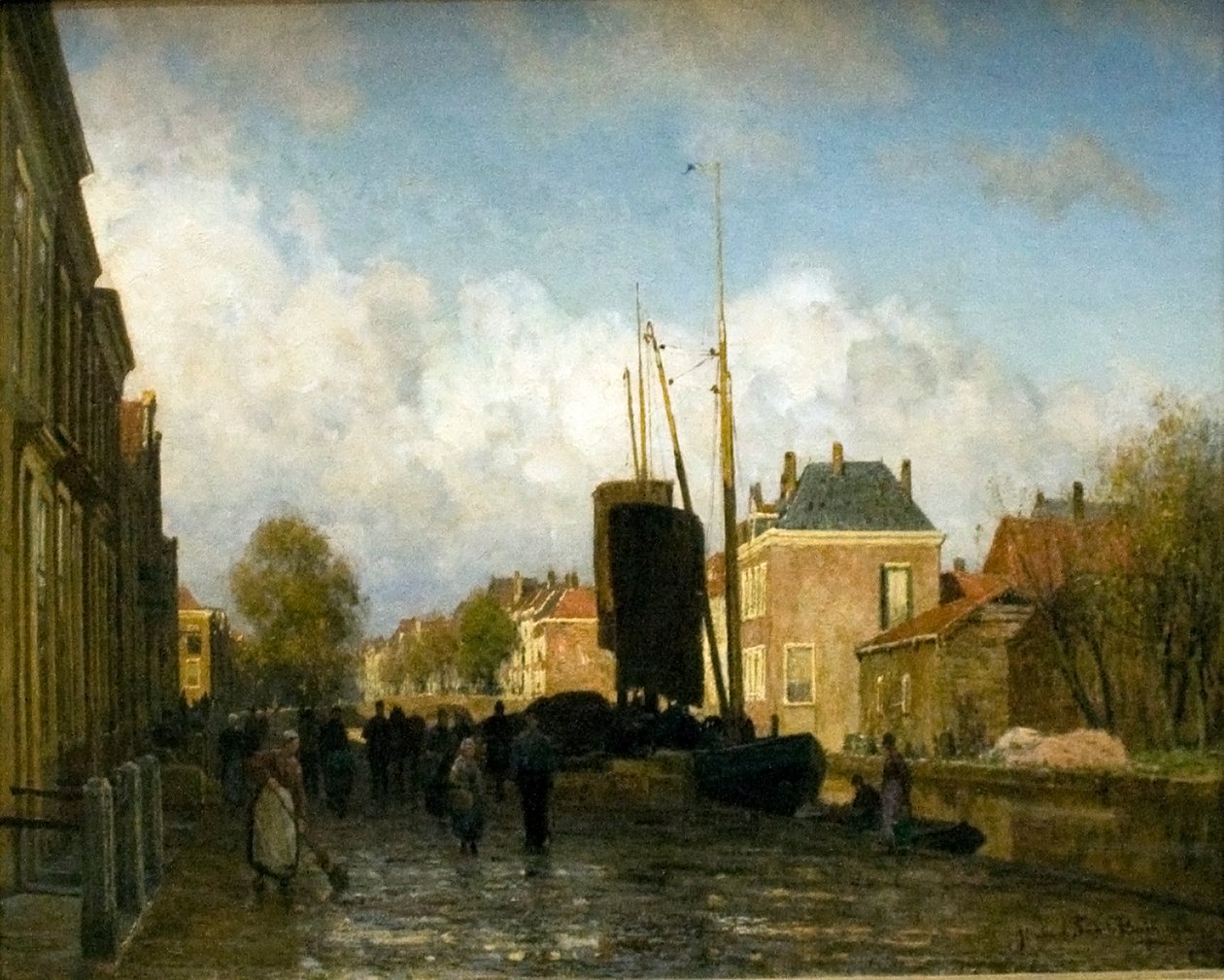 A Sick csatorna Hagaban Dutch: The Bet in Hága alkotó: Julius Sande de van Bakhuyzen