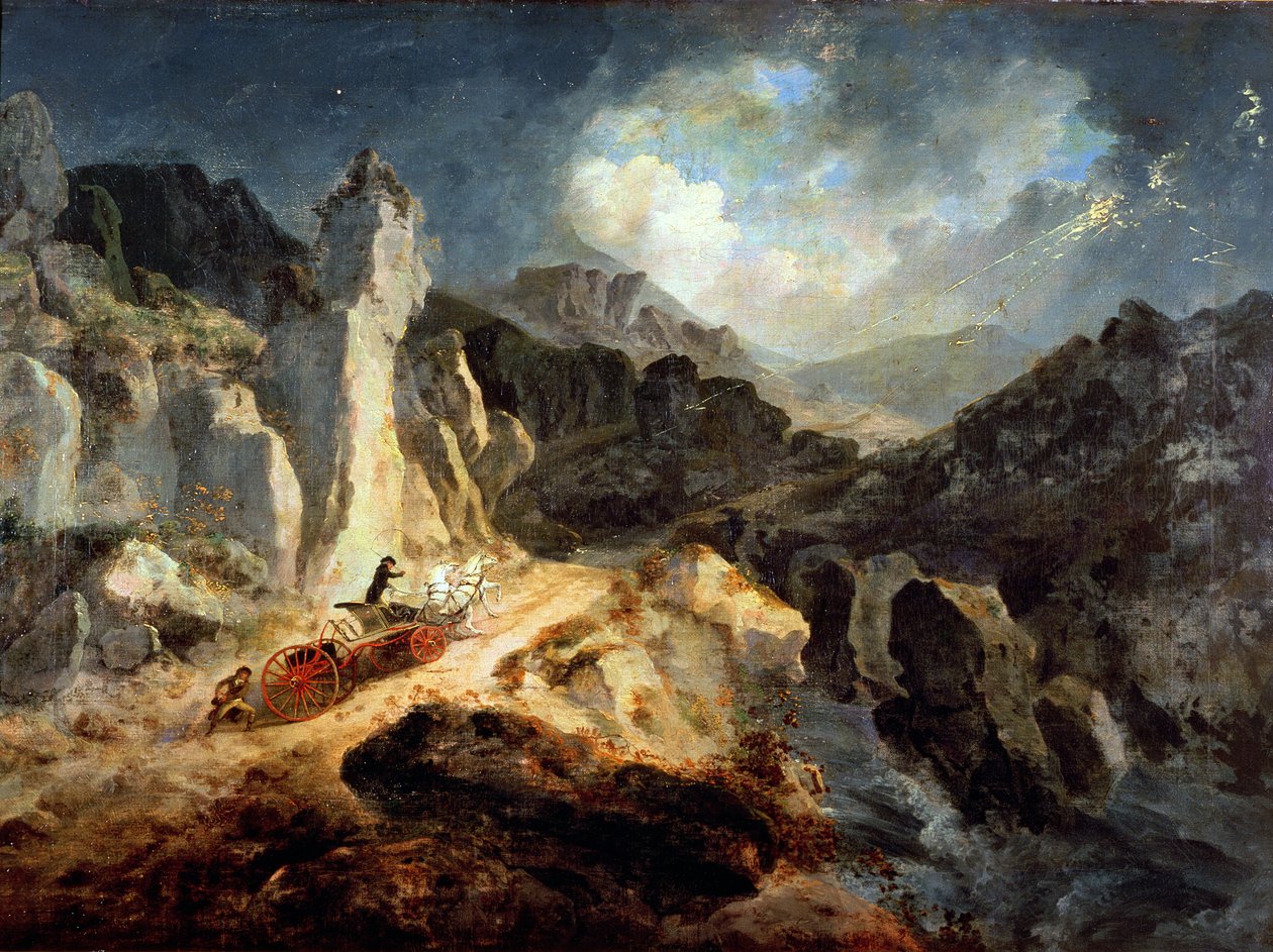 Egy Phaeton a viharban alkotó: Julius Caesar Ibbetson
