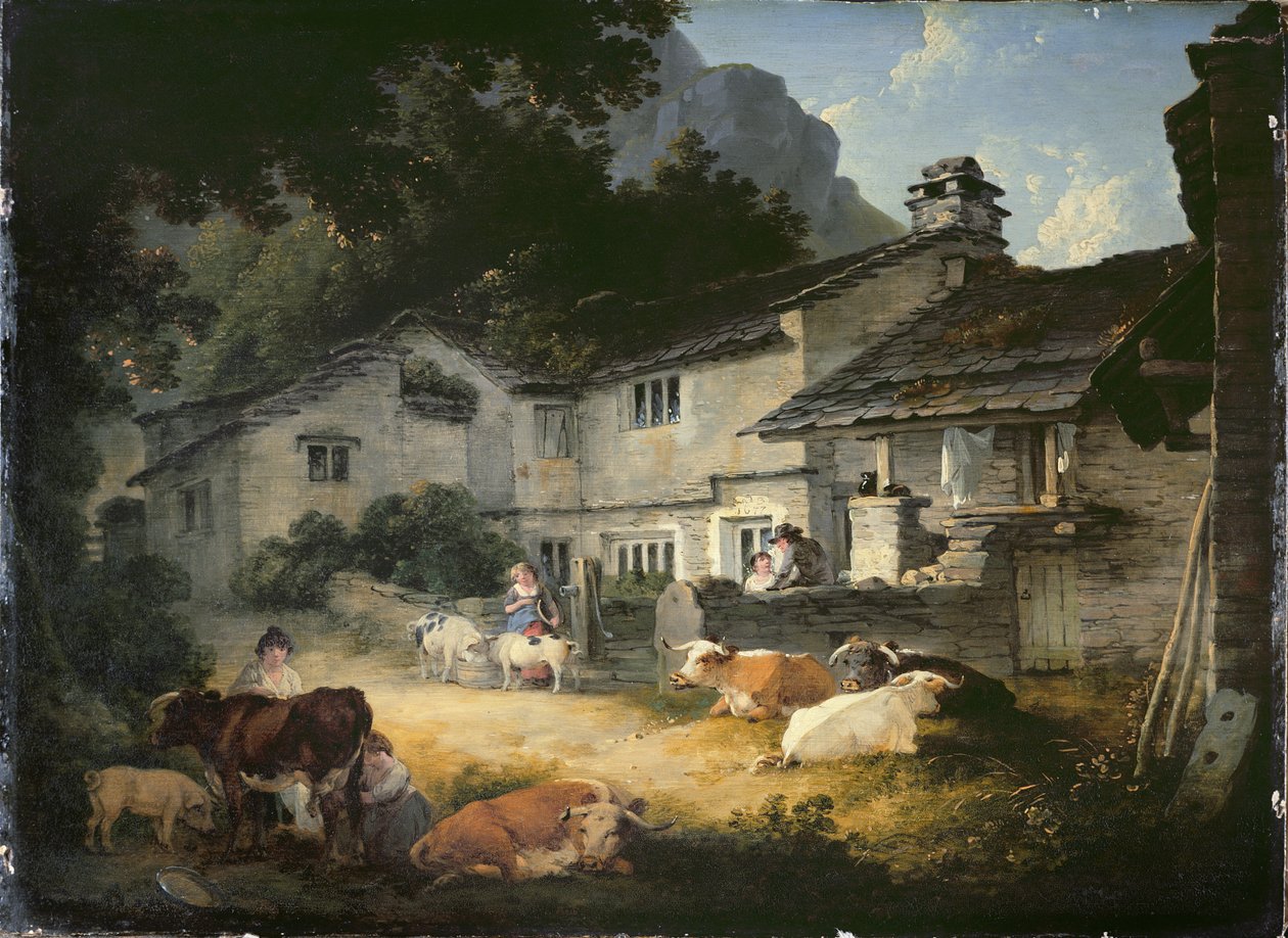 A festő otthona, Ambleside alkotó: Julius Caesar Ibbetson