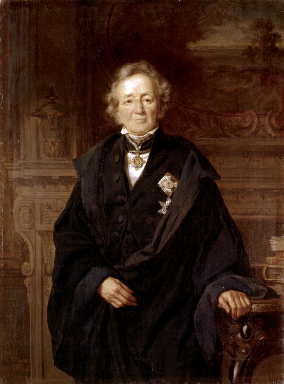 Leopold von Ranke : Portré 1868 (olaj) alkotó: Julius Friedrich Anton Schrader