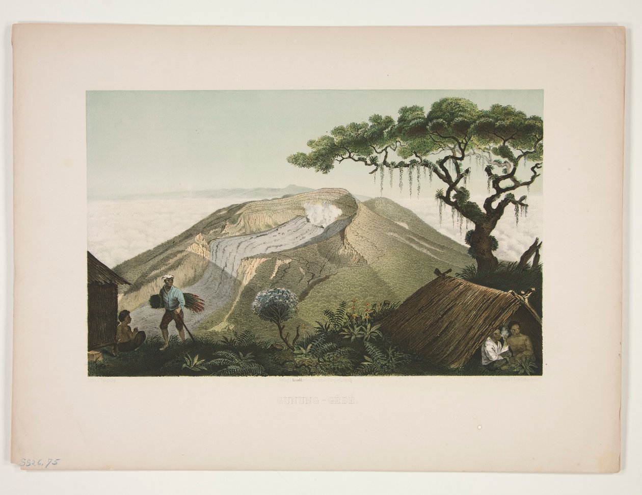 Hegy - G?d? (Gede-hegy) alkotó: Julius Friedrich Tempeltey