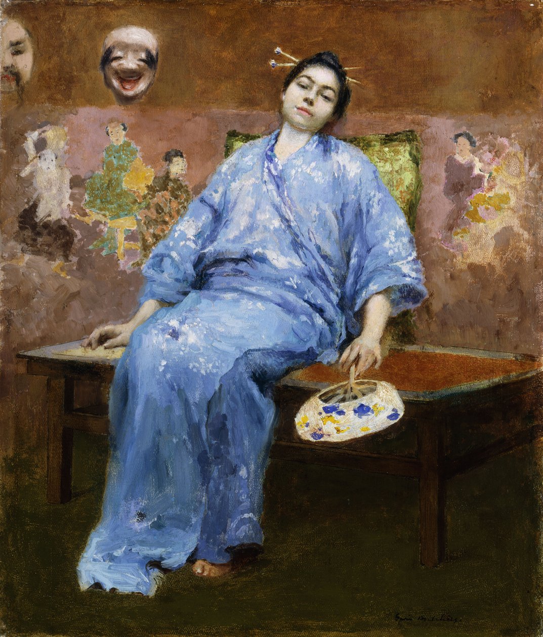Gésa nyugalomban alkotó: Julius Gari Melchers