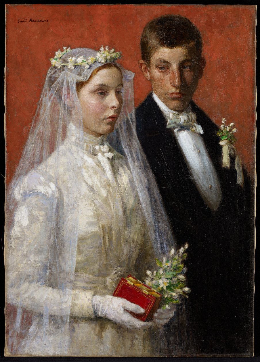 Házasság, 1893 alkotó: Julius Gari Melchers