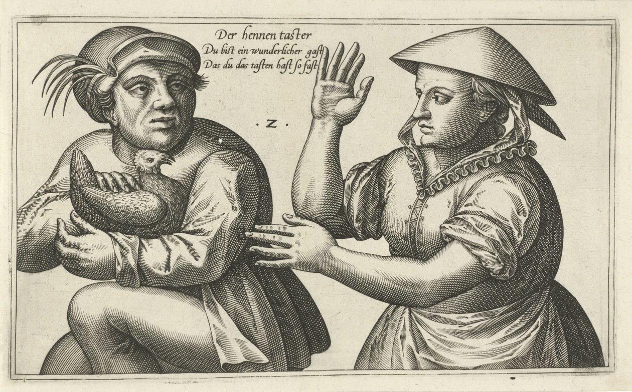 tyúkoszonda Szójátékok férfi és nő kapcsolatáról (sorozat címe) alkotó: Julius Goltzius