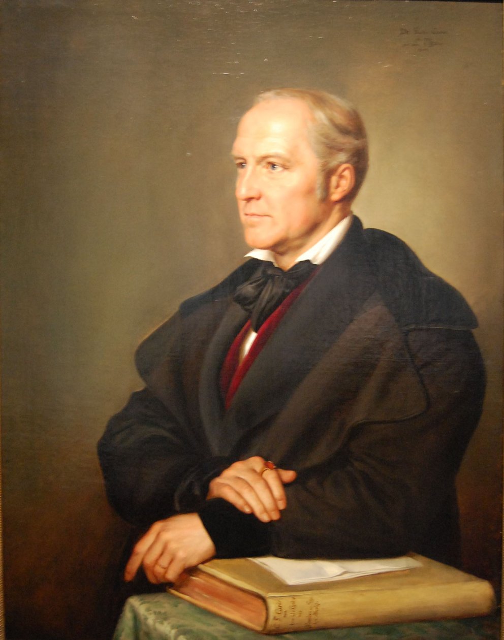 Carl Gustav Carus portréja alkotó: Julius Hubner