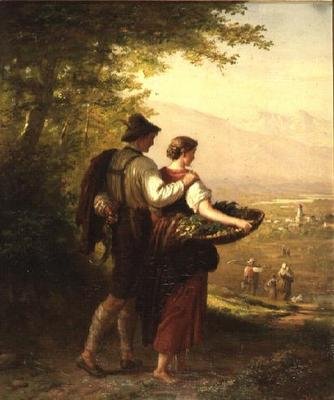 Szürkület alkotó: Julius Kockert