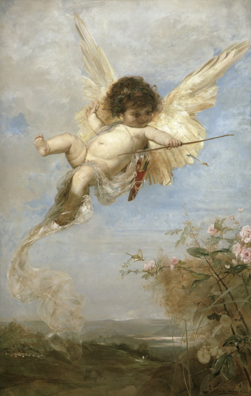 Ámor, 1878 alkotó: Julius Kronberg