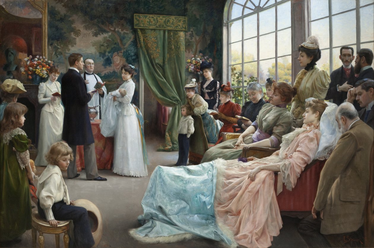 A keresztség, 1892 alkotó: Julius Leblanc Stewart