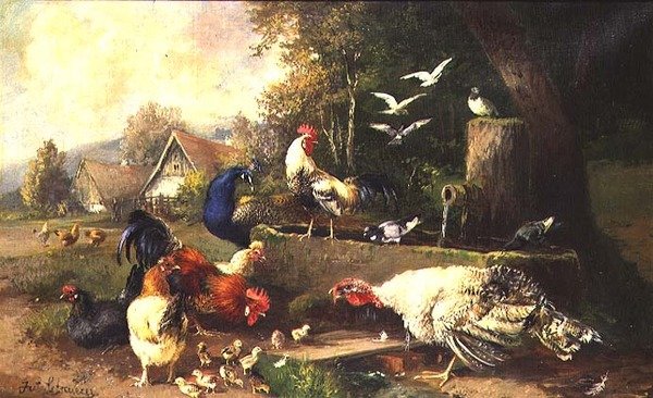 Baromfi szivattyúval alkotó: Julius Scheuerrer