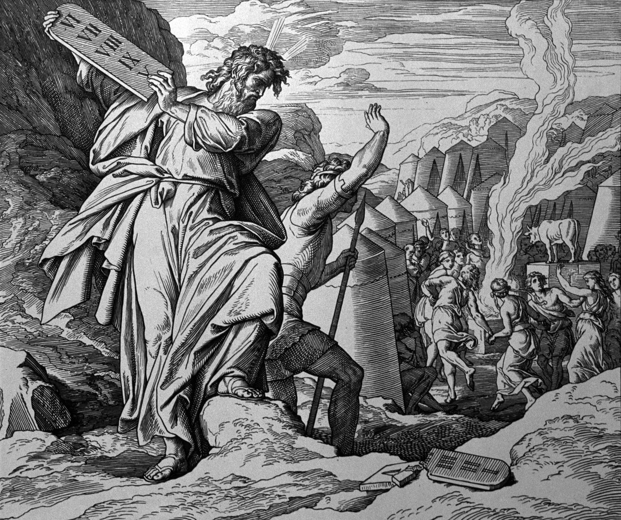 Az Aranyborjú imádata alkotó: Julius Schnorr von Carolsfeld