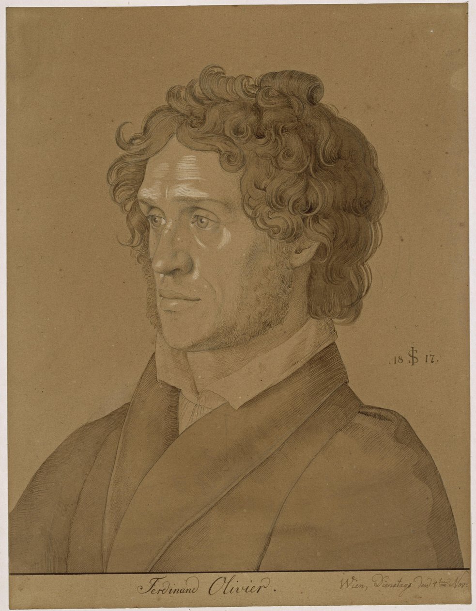 Ferdinand Olivier portréja alkotó: Julius Schnorr von Carolsfeld