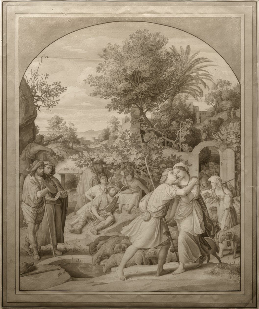 Jacob és Rachel a kútnál alkotó: Julius Schnorr von Carolsfeld