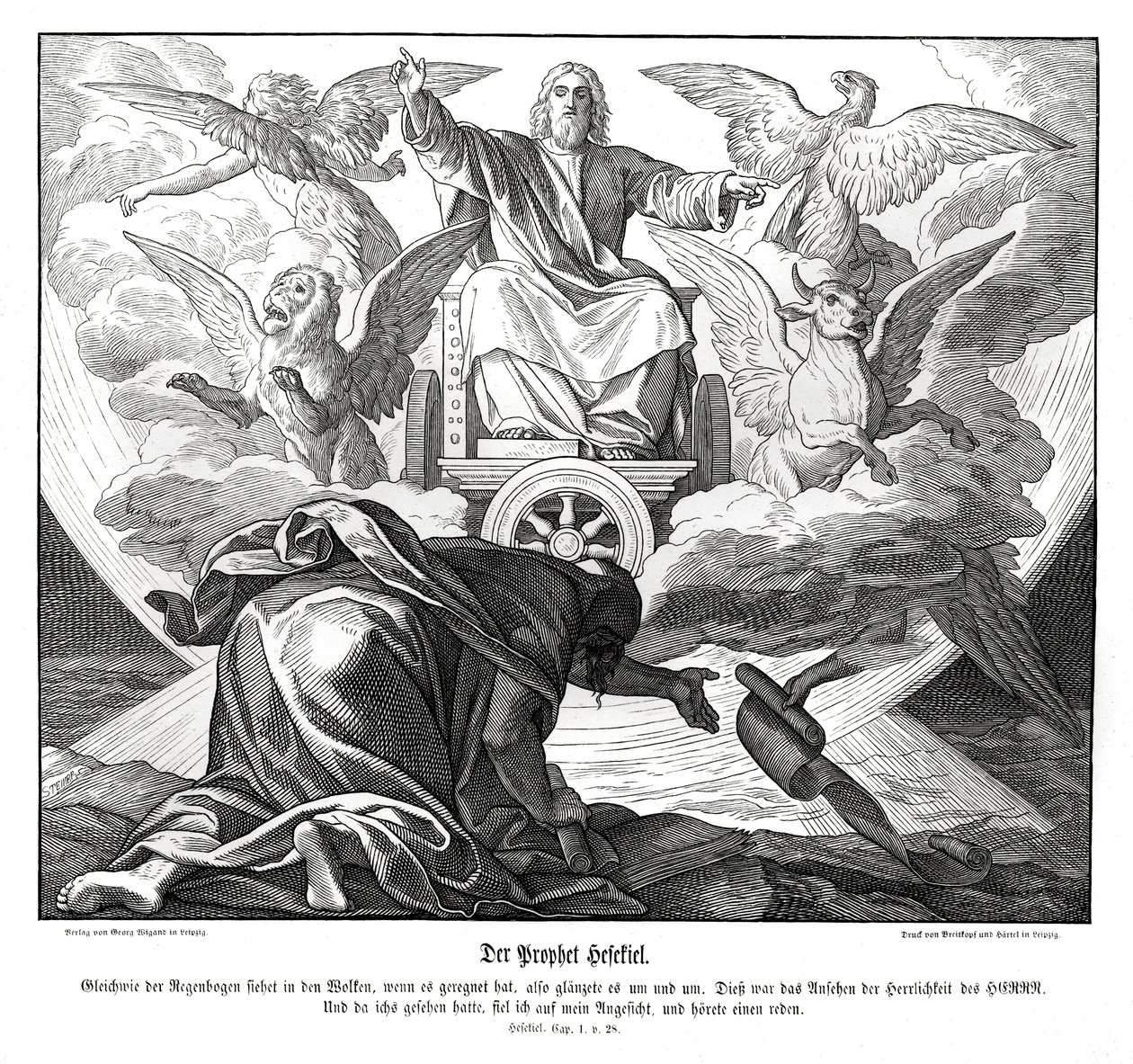 Ezékiel próféta alkotó: Julius Schnorr von Carolsfeld
