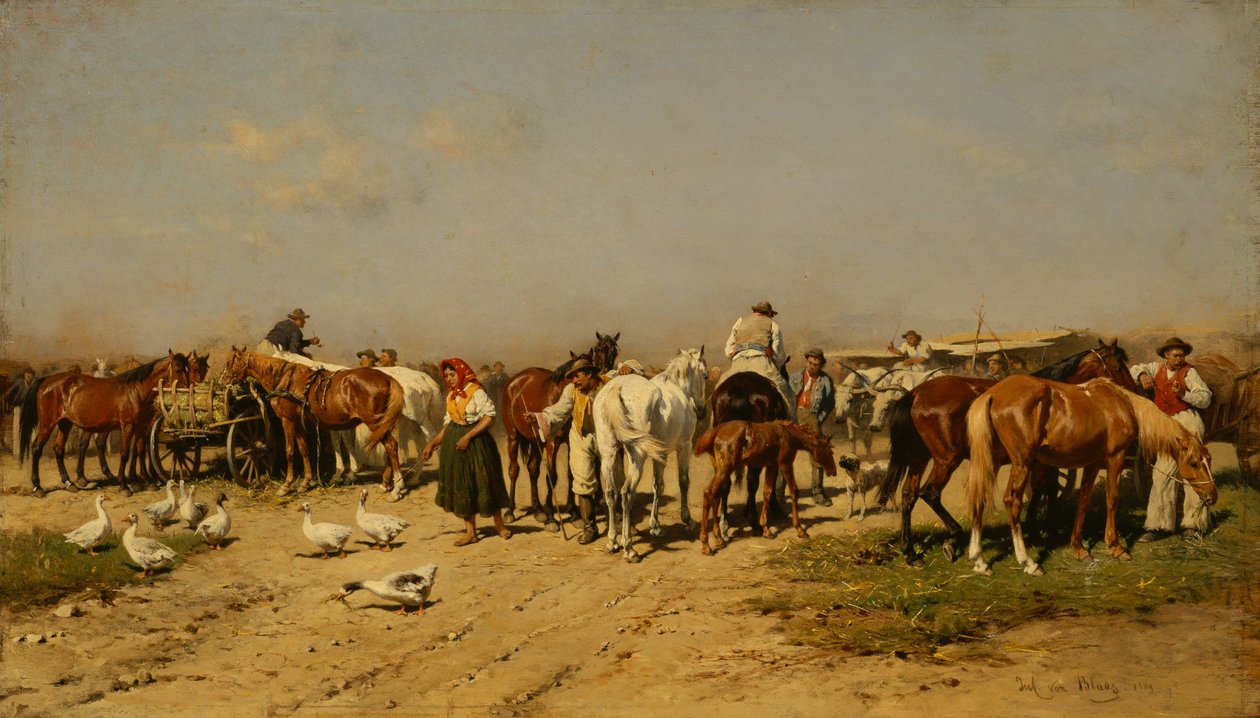 A piac alkotó: Julius von Blaas