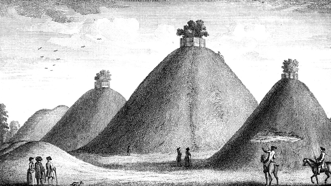 A Bartlow Hills, a Megöltek felett emelkedett, 1016. alkotó: June Barnato