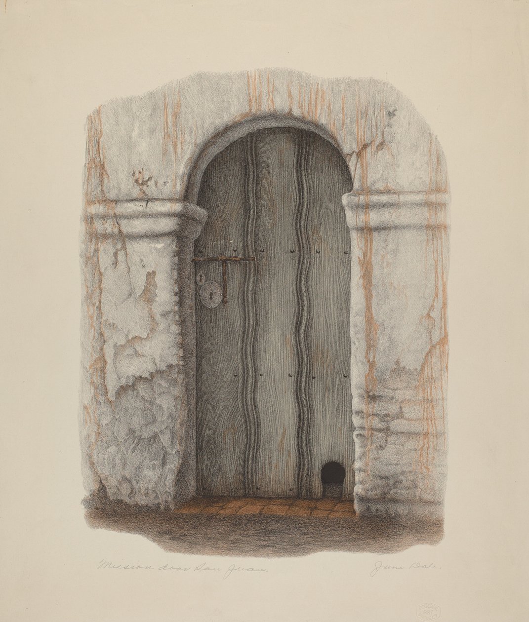 Mission Door San Juan alkotó: June Dale