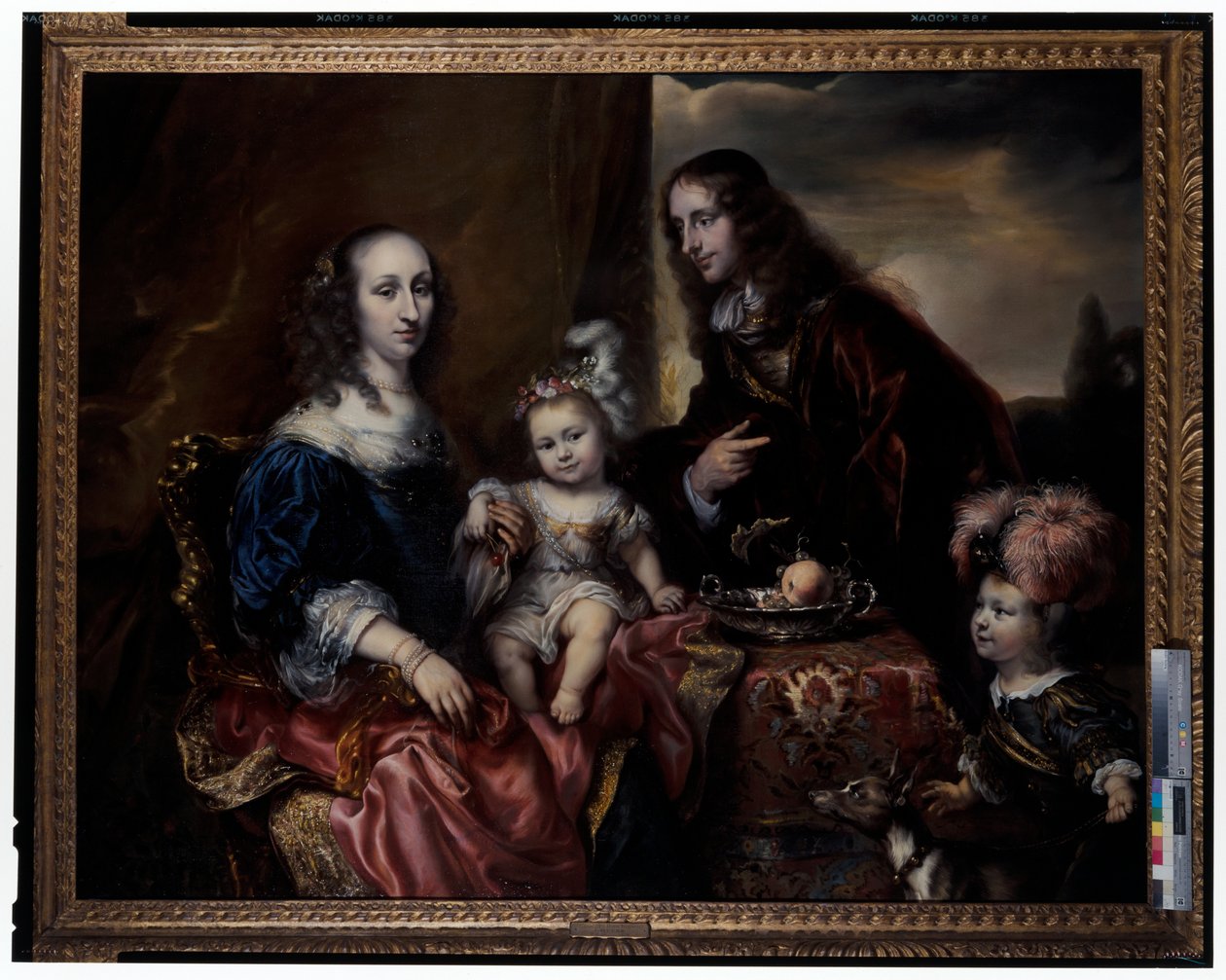 Portrait of a family, said to be Colonel John Hutchinson and his family alkotó: Jürgen Ovens