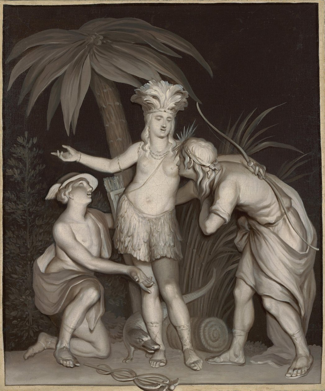 Az Amerikával folytatott kereskedelem allegóriája alkotó: Jurriaan Andriessen