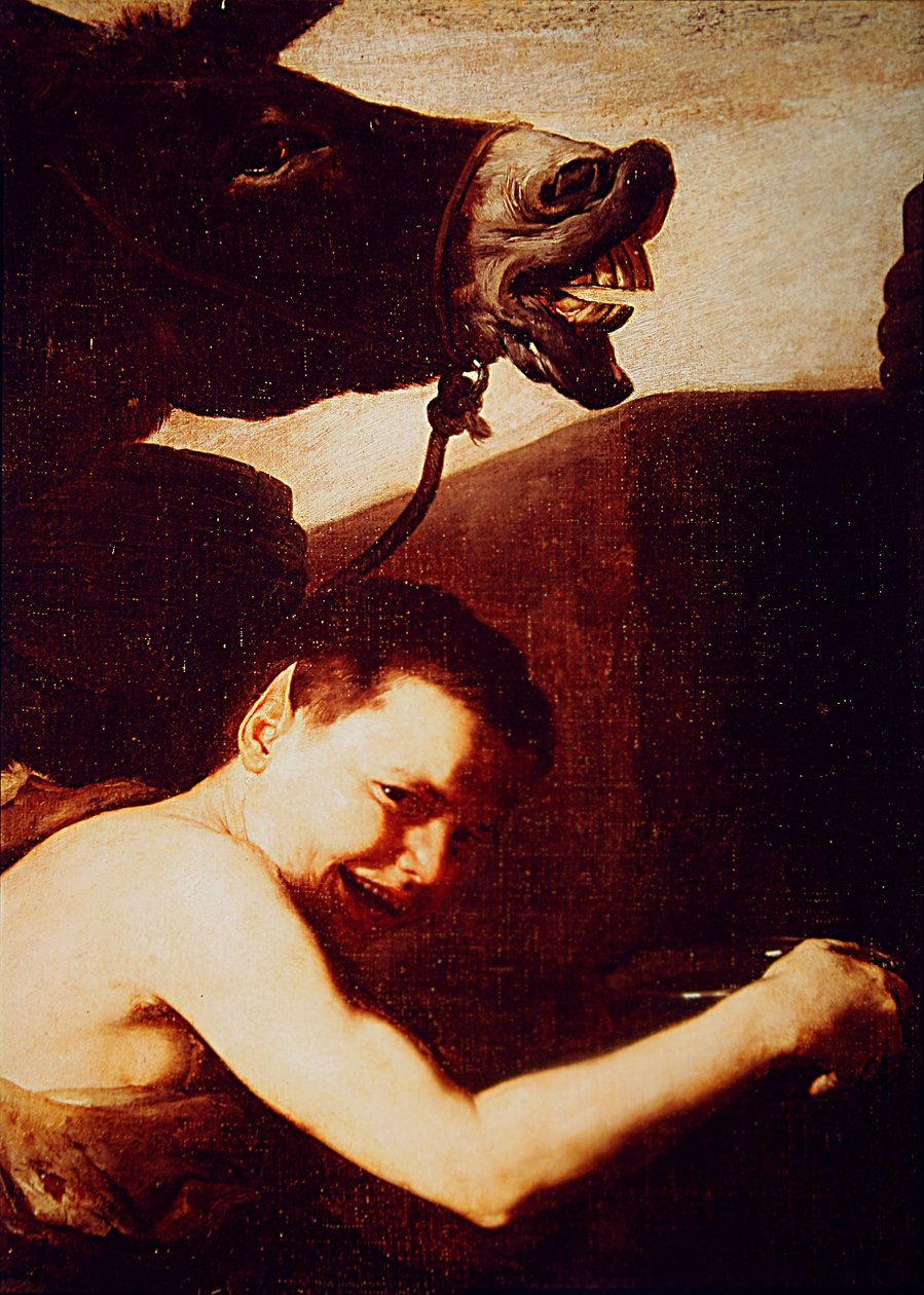 Részlet a Drunken Silenusról, 1626 (434192 részlet) alkotó: Jusepe de Ribera
