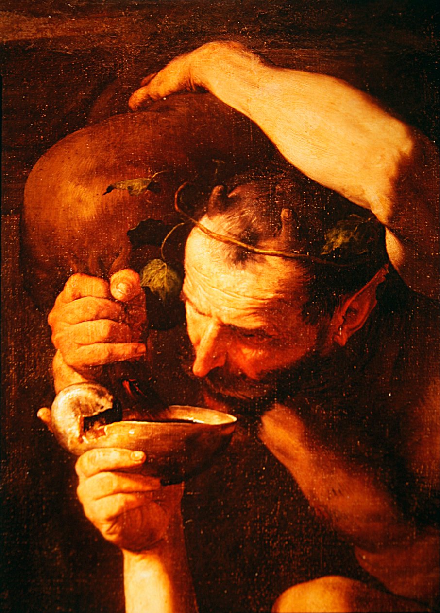 Részlet a Drunken Silenusról, 1626 (434193 részlet) alkotó: Jusepe de Ribera