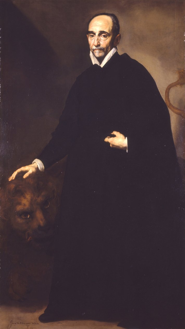 Egy jezsuita misszionárius arcképe alkotó: Jusepe de Ribera