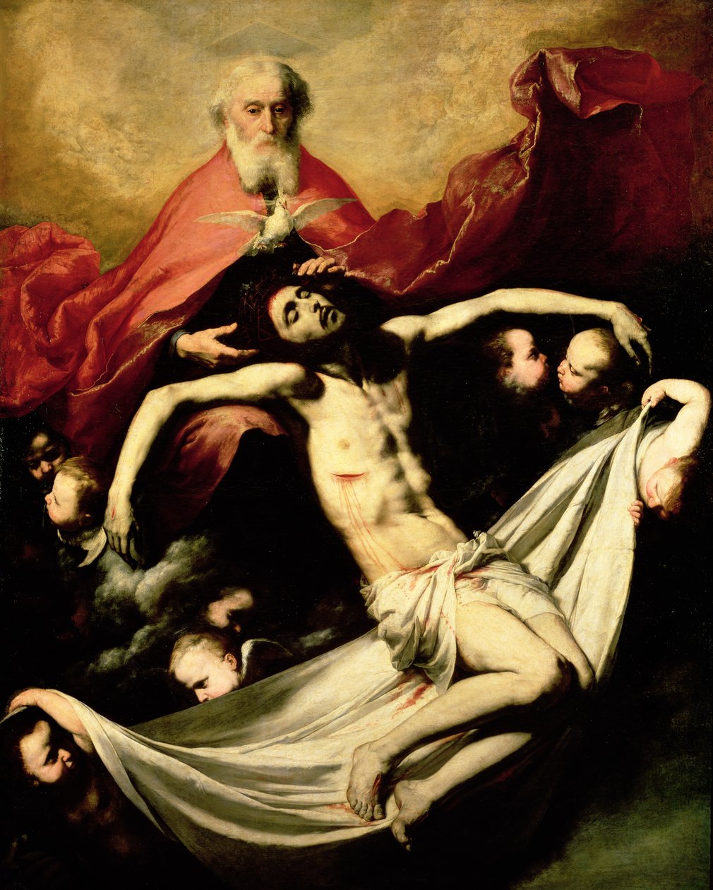 A Szentháromság, 1635 körül alkotó: Jusepe de Ribera