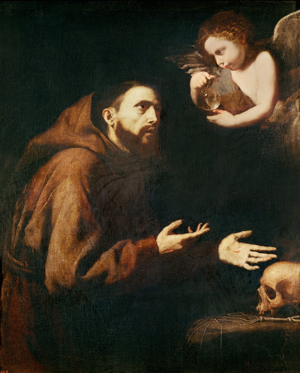 Assisi Szent Ferenc látomása alkotó: Jusepe de Ribera