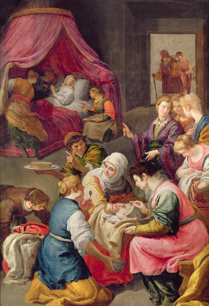 A Szűz születése, 1640 alkotó: Jusepe or Jose Leonardo