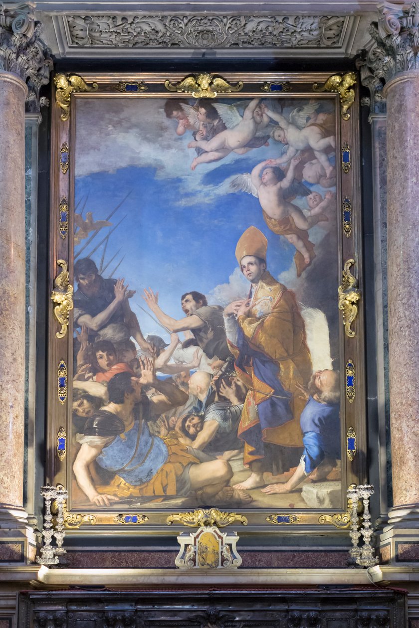 San Gennaro sértetlenül emelkedik ki a kemencéből alkotó: Jusepe de (1591 1652) Ribera