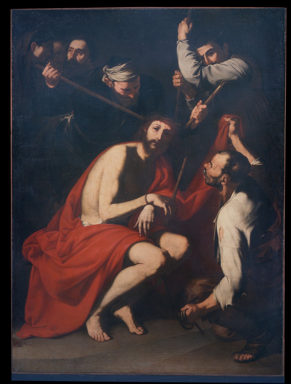 Krisztus kigúnyolt és tövisekkel megkoronázva, 1638 körül (olaj, vászon) alkotó: Jusepe de Ribera