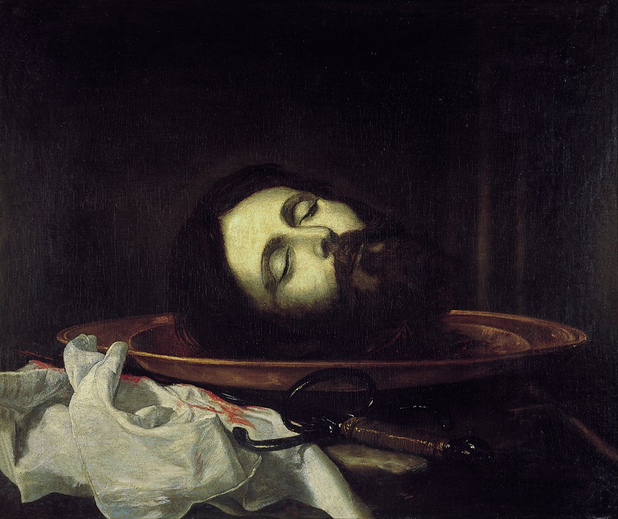 San Juan Bautista feje alkotó: Jusepe de Ribera