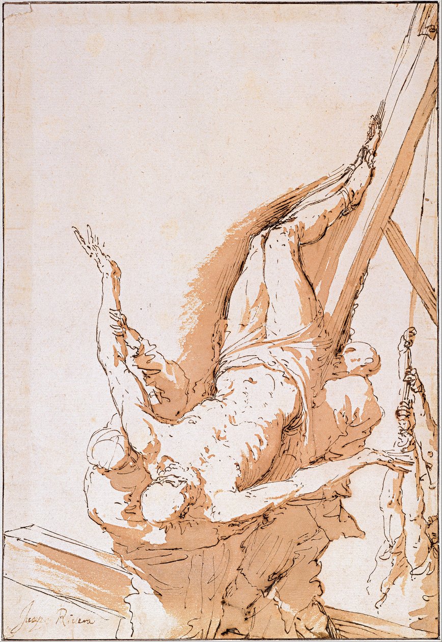 Szent Péter keresztre feszítése alkotó: Jusepe de Ribera
