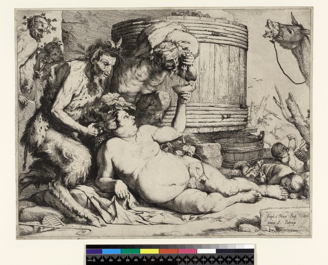 Részeg Silenus. Silenus a boroskádnál, 1652 előtt alkotó: Jusepe de Ribera