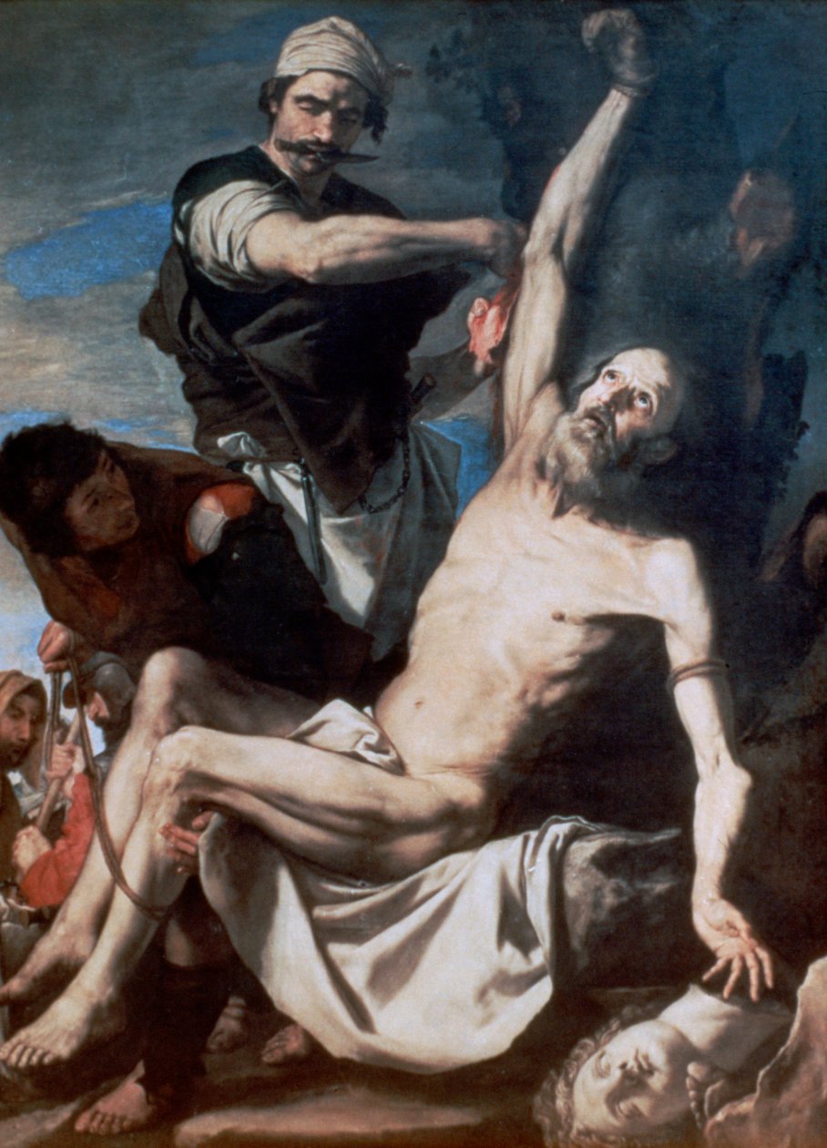 Szent Bertalan vértanúhalála, 1644 alkotó: Jusepe de Ribera
