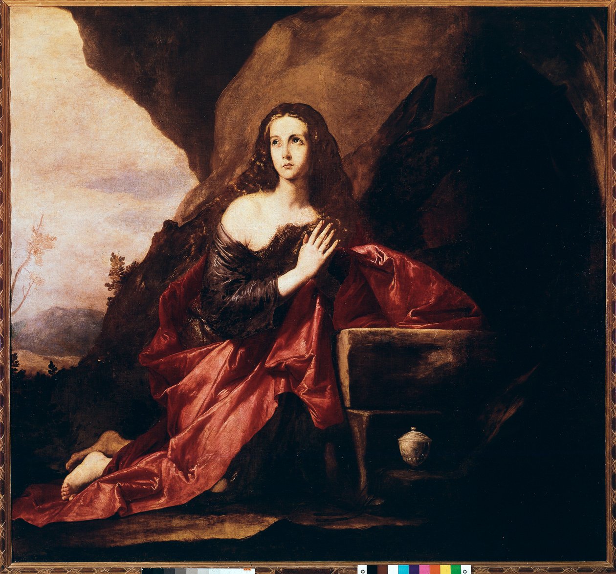 Mária Magdolna imádkozik (olaj, vászon alkotó: Jusepe de Ribera
