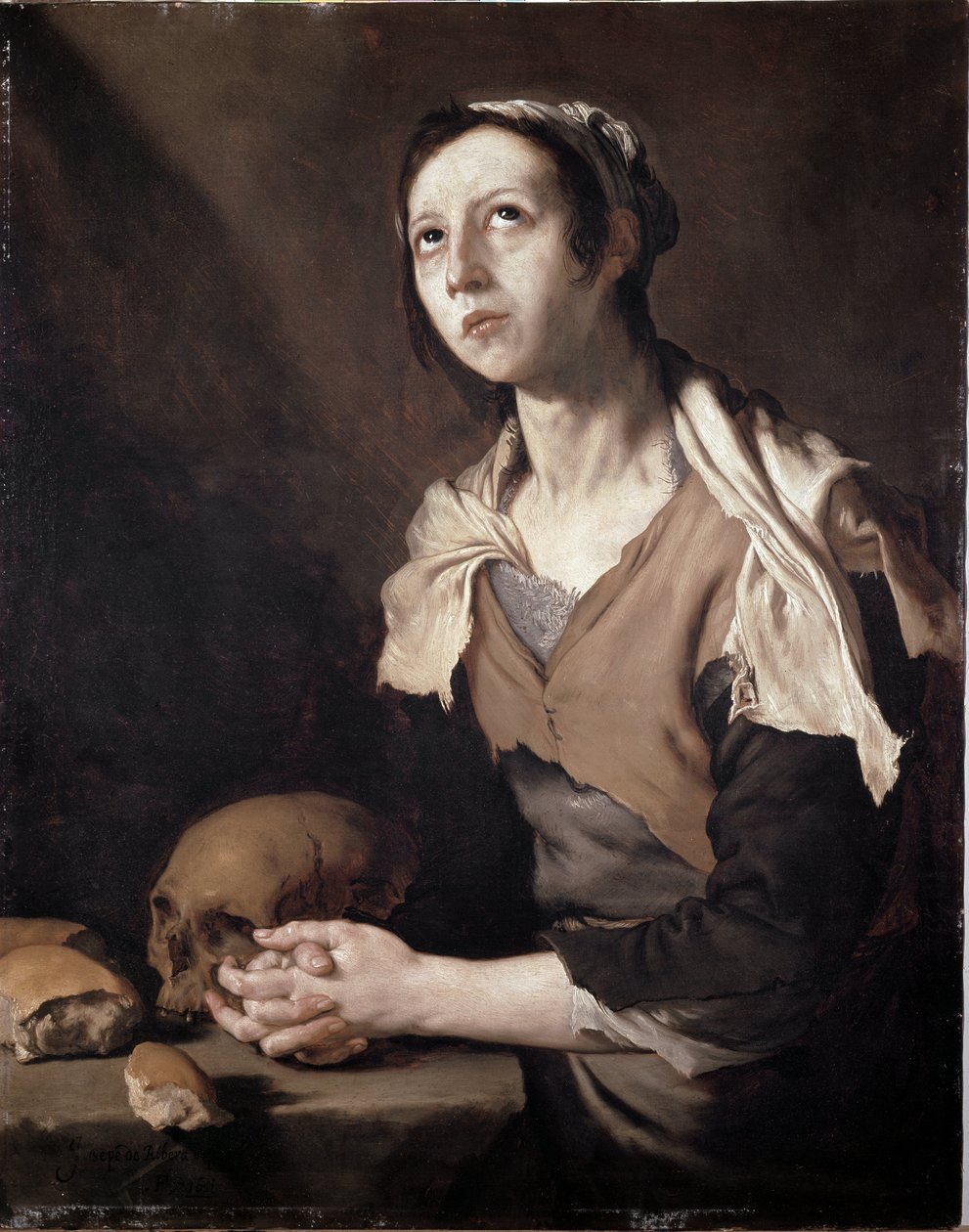 Egyiptom Mária - Egyiptomi Mária (olaj, vászon alkotó: Jusepe de Ribera