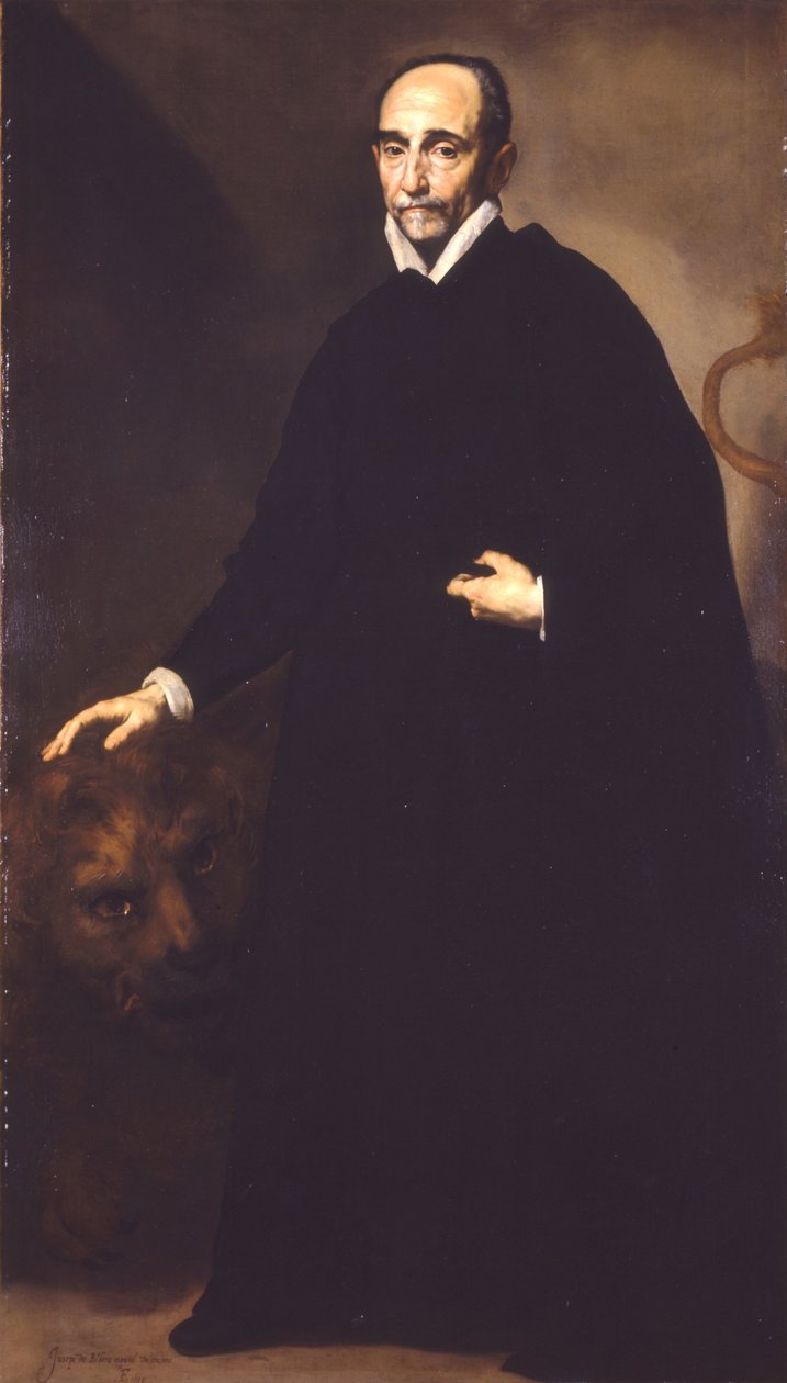 Egy jezsuita misszionárius portréja alkotó: Jusepe de Ribera