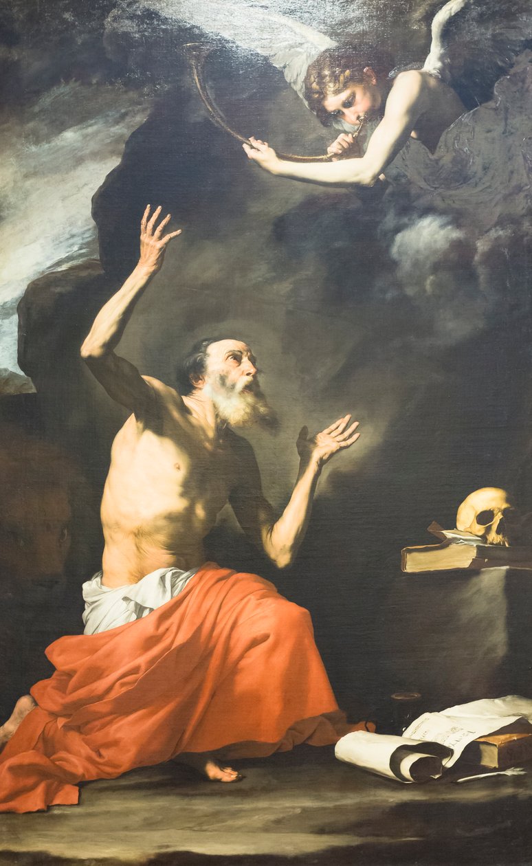 Szent Jeromos és az angyal alkotó: Jusepe de Ribera