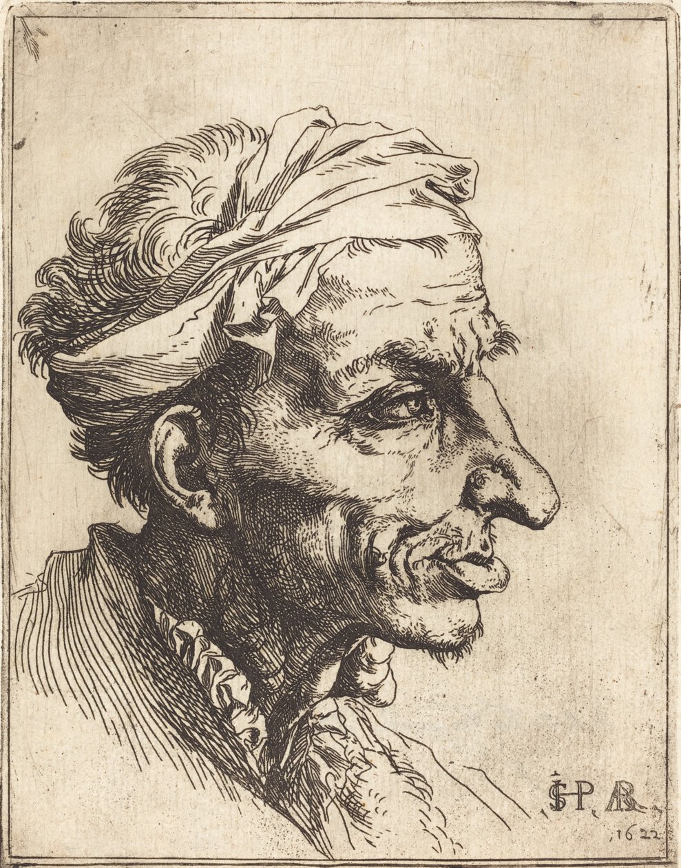 Kis groteszk fej alkotó: Jusepe de Ribera