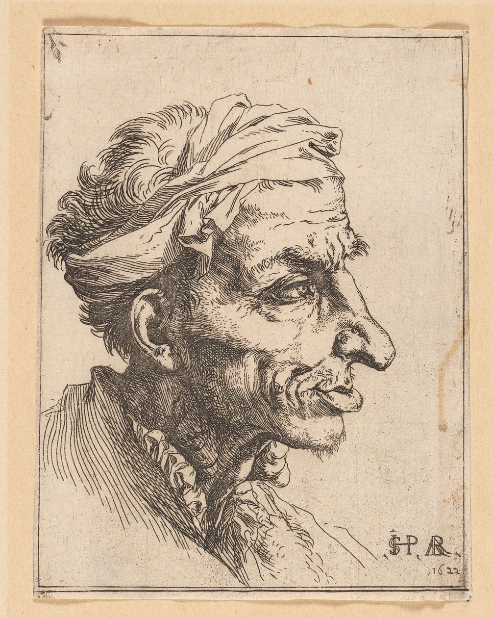 Kis groteszk fej alkotó: Jusepe de Ribera