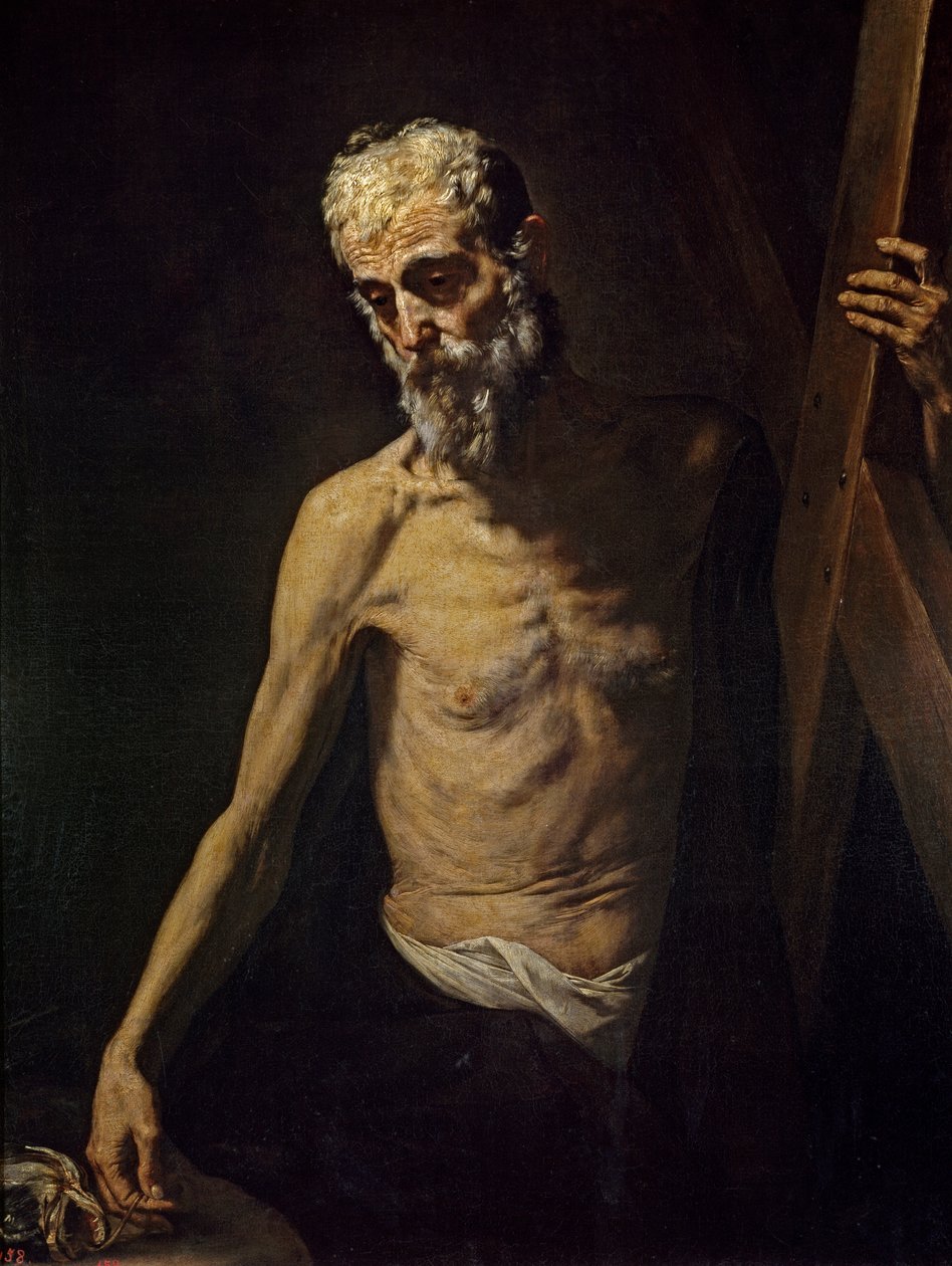 Szent András, 1631 körül alkotó: Jusepe de Ribera