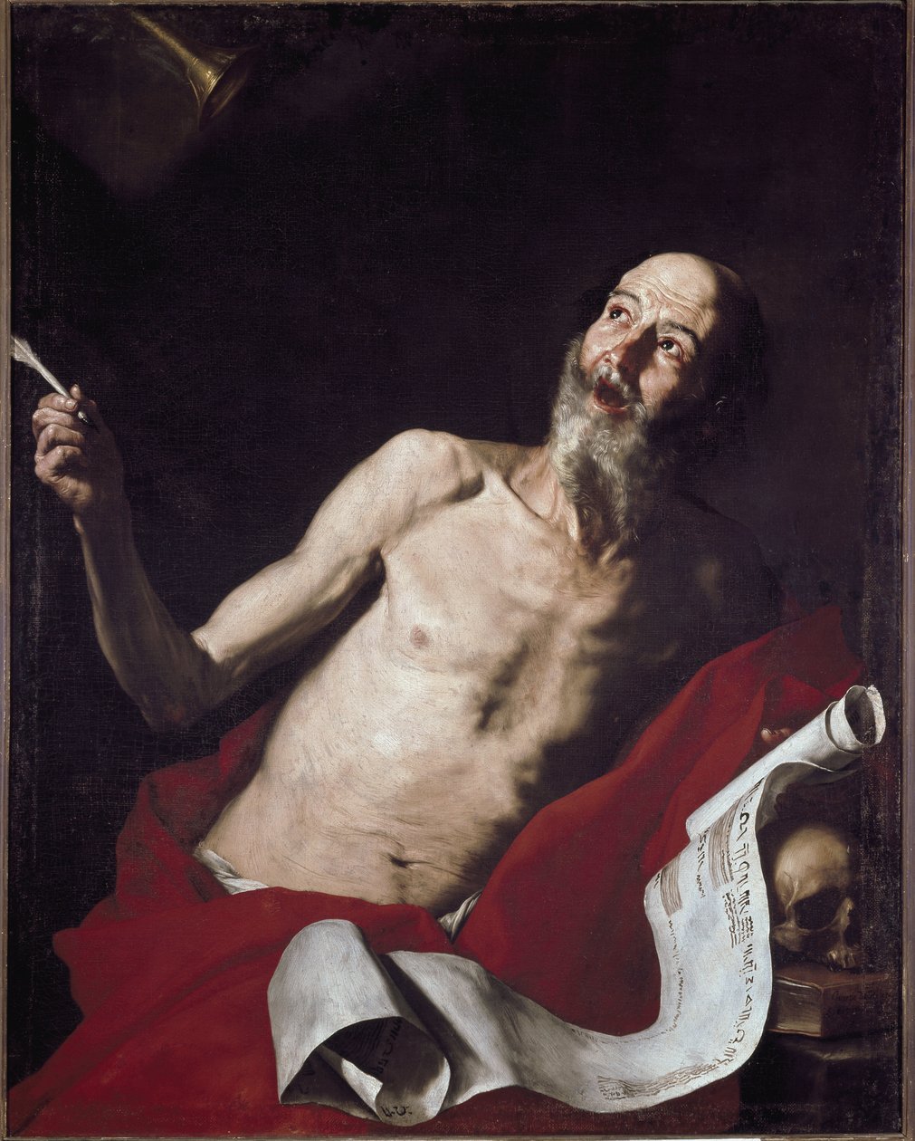Szent Jeromos (olaj, vászon alkotó: Jusepe de Ribera