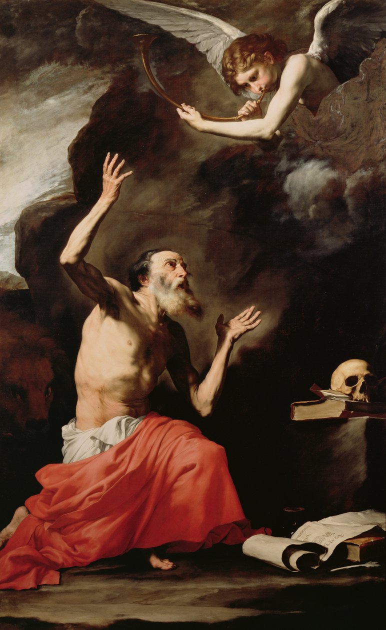 Szent Jeromos és az ítélet angyala alkotó: Jusepe de Ribera