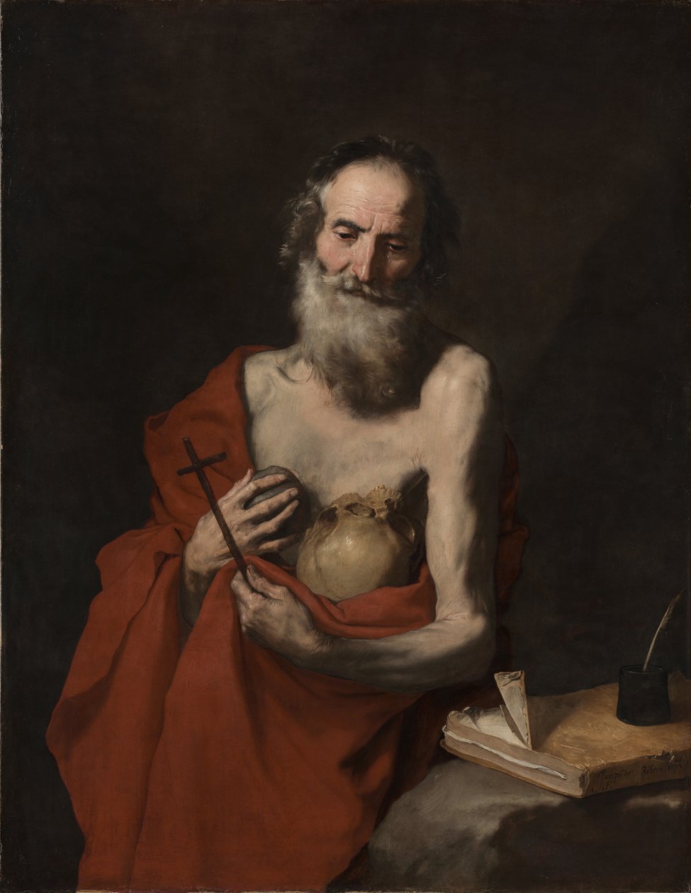 Szent Jeromos, 1638-1640 körül alkotó: Jusepe de Ribera