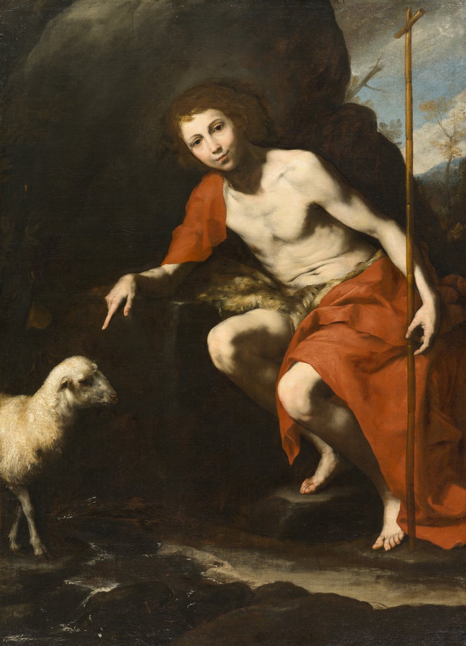 Keresztelő Szent János, 1624 körül alkotó: Jusepe de Ribera
