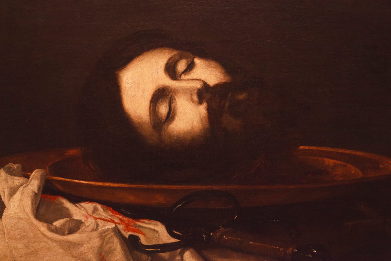 Keresztelő János feje (részlet) alkotó: Jusepe de Ribera