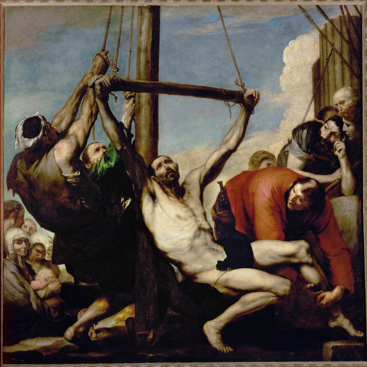 Szent Fülöp vértanúsága (festmény, vászon) alkotó: Jusepe de Ribera