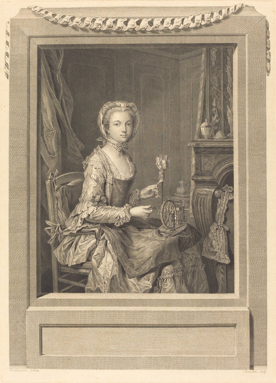 A nővére kisasszony alkotó: Juste Chevillet after Jean Gaspard Heilmann